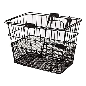 detachable rear bike basket