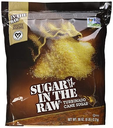Amazon Com Sugar In The Raw Cane Sugar 6 Lbs Pack Of 2 Grocery Gourmet Food