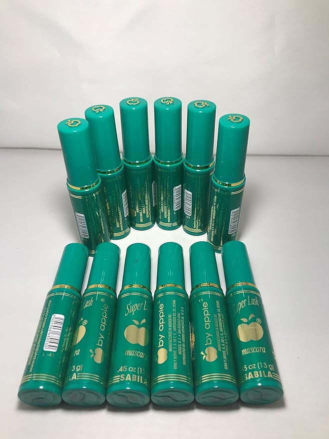 APPLE MASCARA SUPER LASH SABILA (BLACK) (12 PCS) Beauty