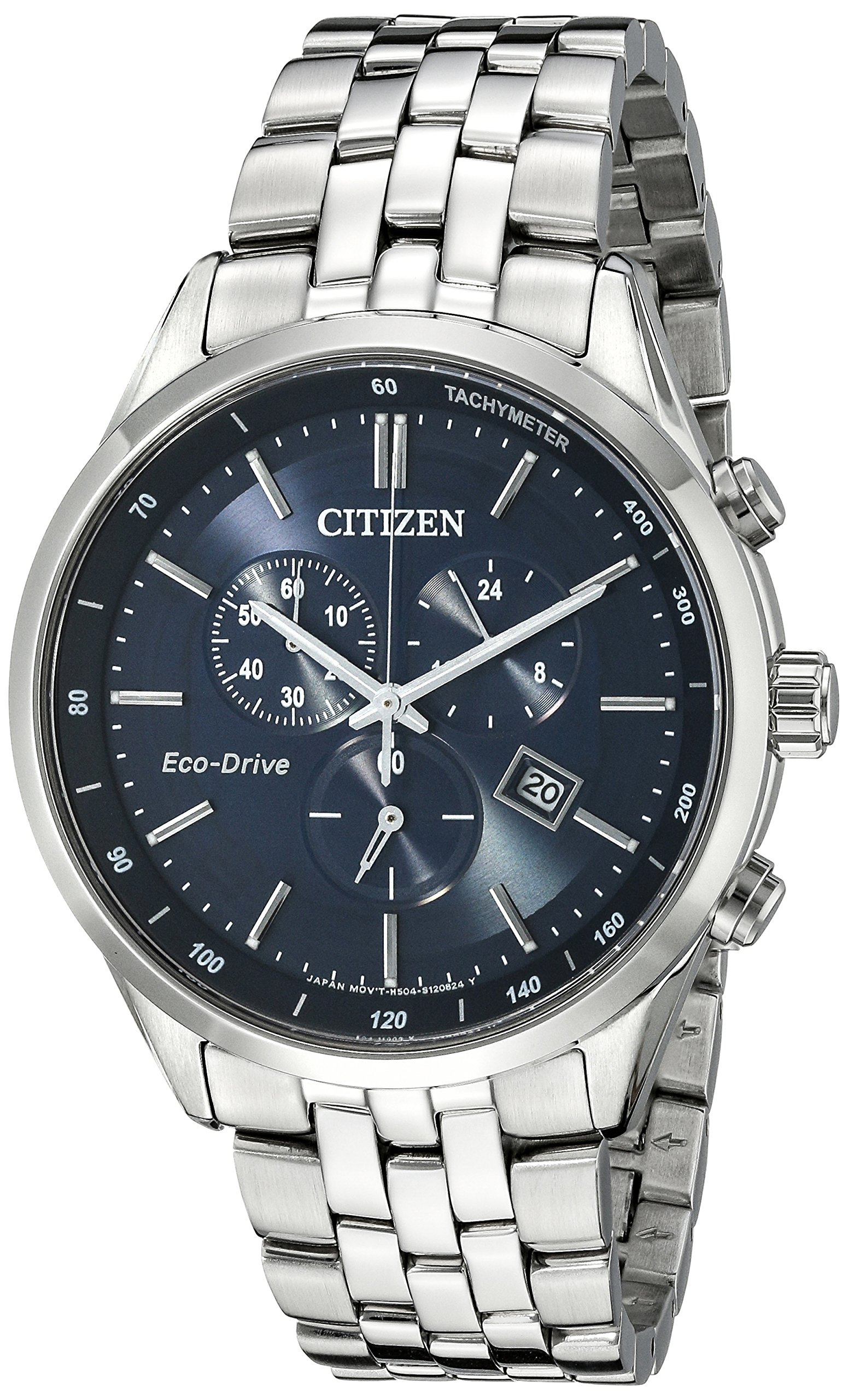 Citizen Men's EcoDrive Chronograph Stainless Steel Watch with Date