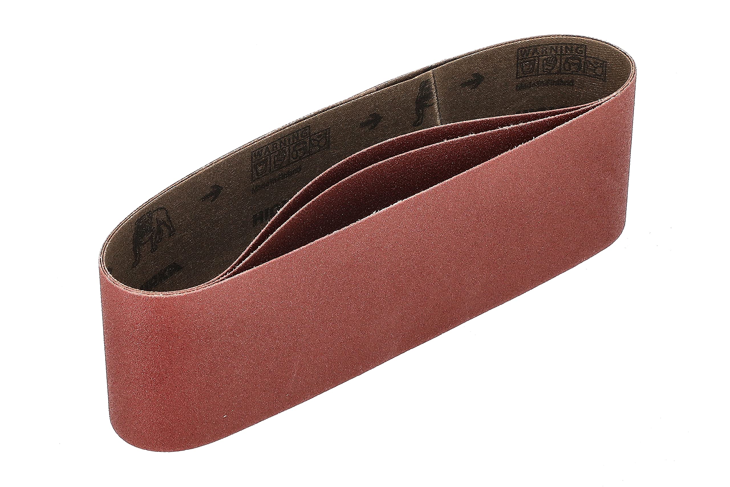 Mirka Red 3 pcs fabric sanding belts 75x533mm / grit P100 / high quality sanding belt for belt sander/for sanding wood and metal