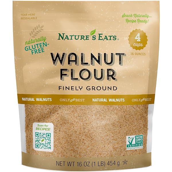 NATURE’S EATS SUPERFINE WALNUT FLOUR – FINELY SIFTED,...