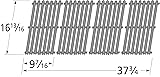 Music City Metals 50194 Porcelain Steel Channels Cooking Grid Replacement For Gas Grill Model Charbroil 463230112, Set Of 4