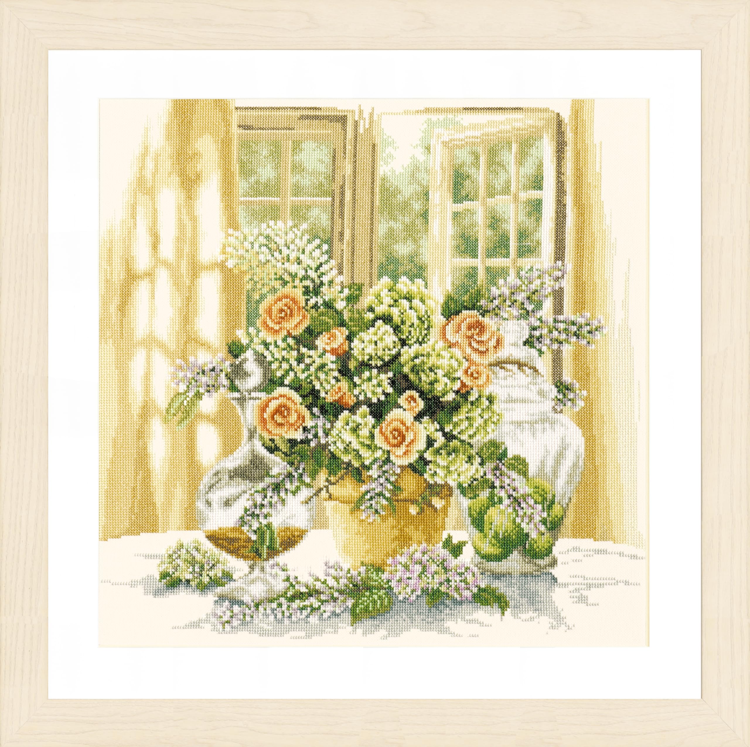 Lanarte Counted Cross Stitch Kit: A Sunny Morning, NA, 40 x 40cm