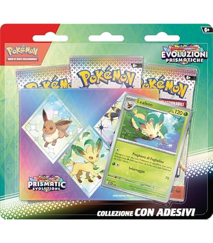 Amazon.com: Pokémon TCG: Scarlet and Violet Glaceon Sticker Collection