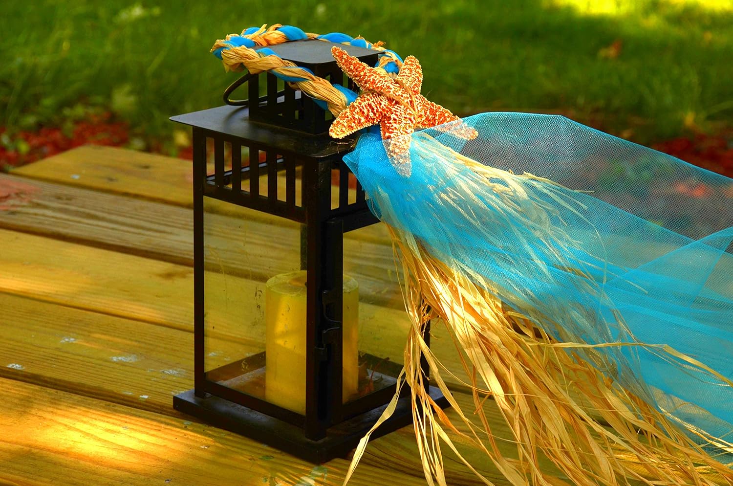 Amazon Com Starfish Table Decor Hurricane Decor Luau Hawaii