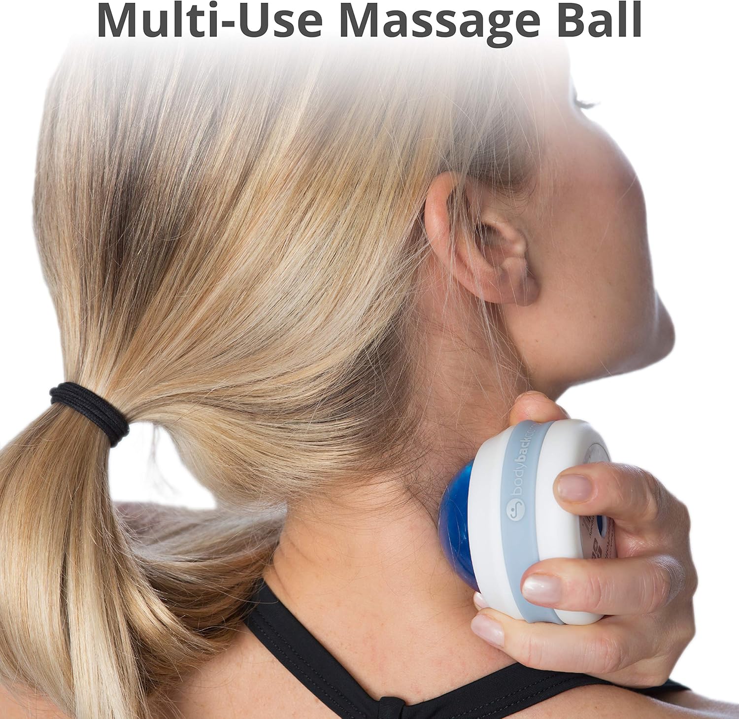 Body Back Massage Roller Ball, Muscle Roller Massager, Pain Relief Tool, Cold Therapy, Blue: Health & Personal Care