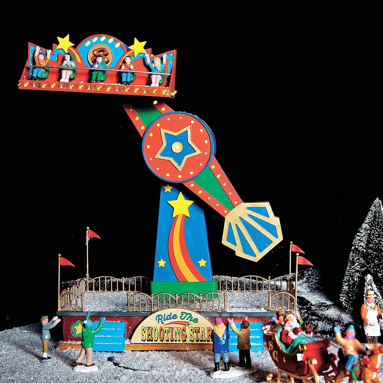 Lemax 54918 SHOOTING STAR Carnival Ride Animated Home Decor: Amazon.ca