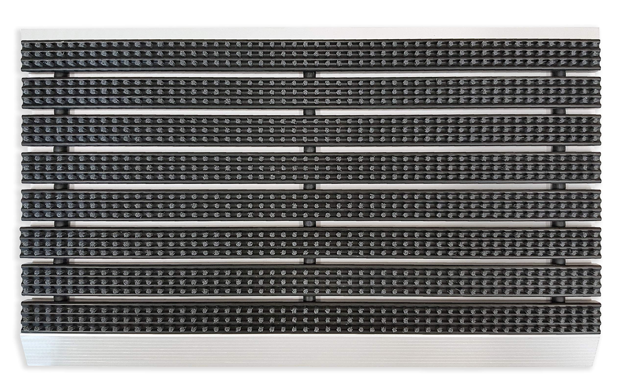 ASTRA Super Brush Doormat - Outdoor Mats - Extremely Durable Door Mat - Weatherproof Door Mat - 40 x 60 cm, Grey