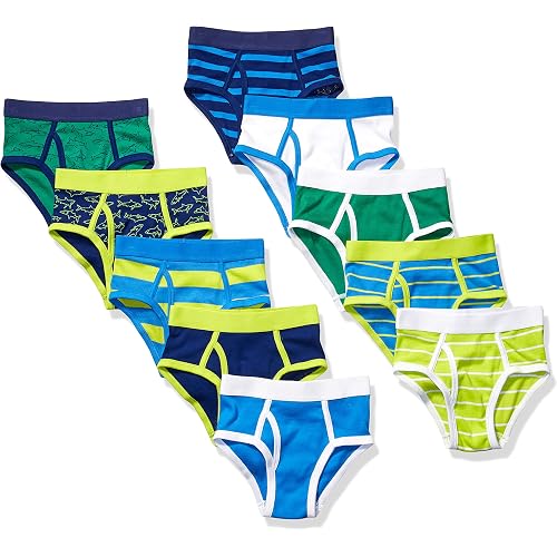 Amazon Essentials Boys' Cotton Briefs Underwear