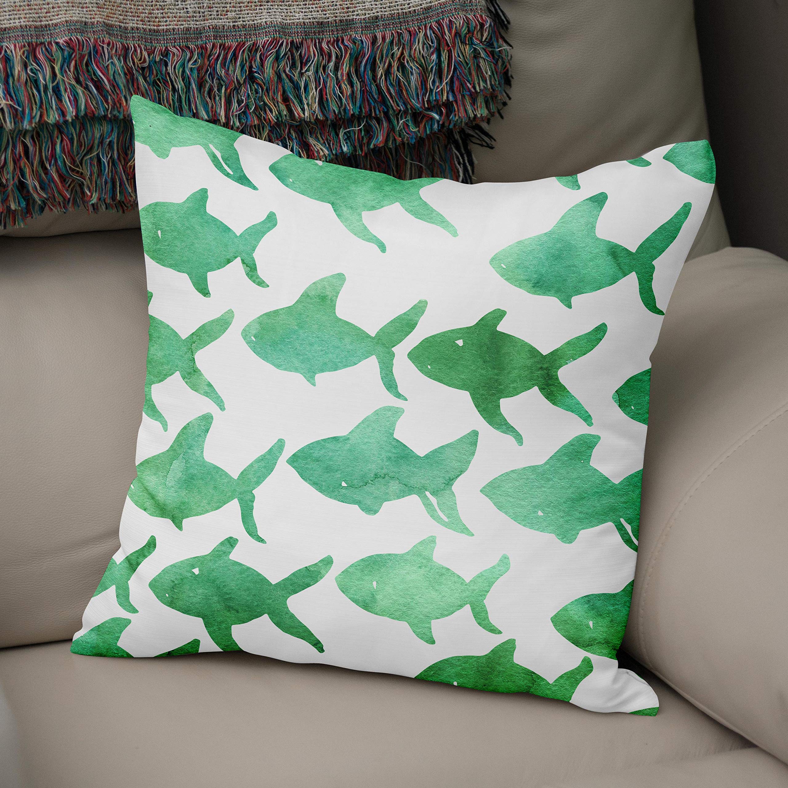 Bonamaison, Decorative Cushion Cover - 50% Cotton 50% Polyester - 43x43cm - Designed and Manufactured in Turkey