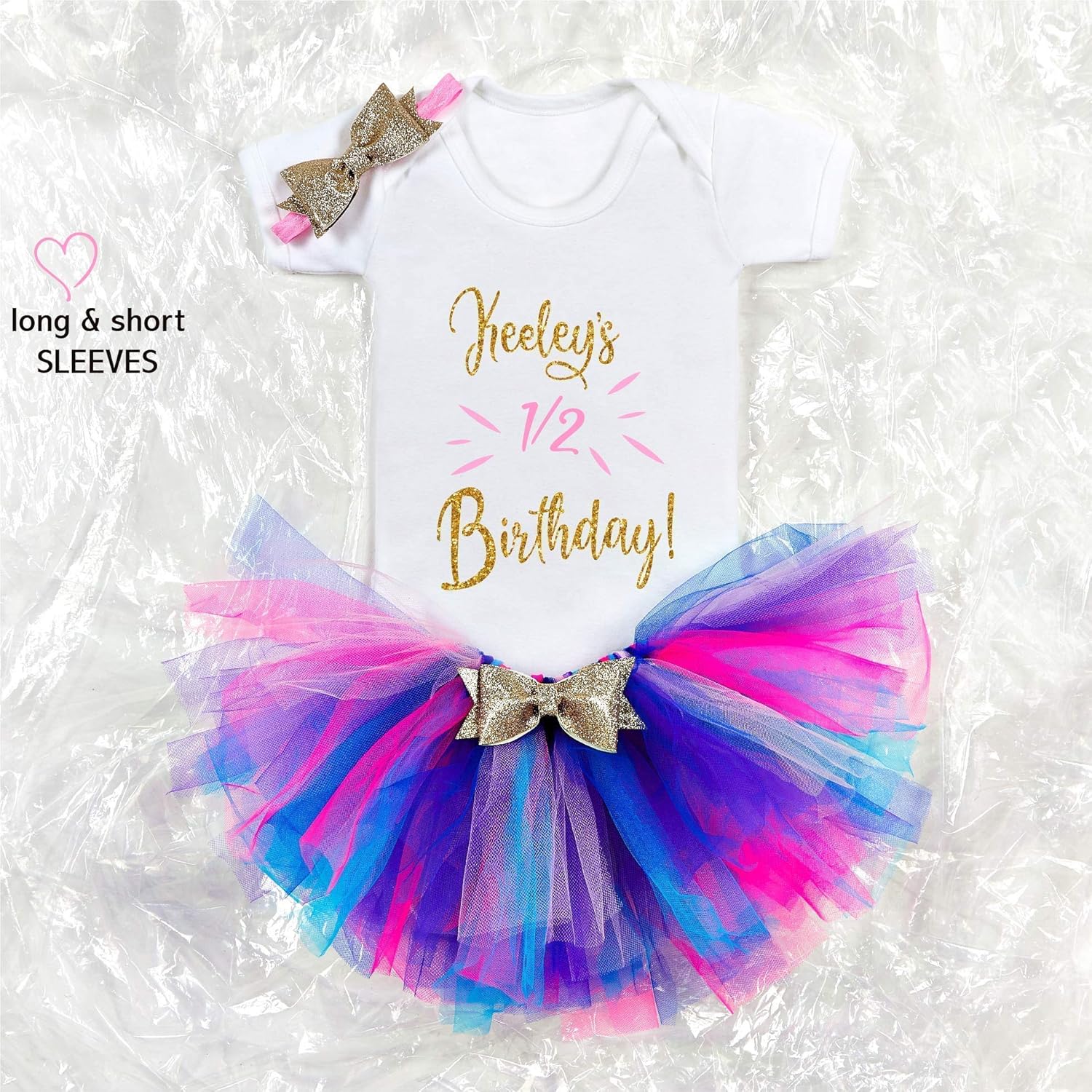 Personalised baby girl outfit Clearance