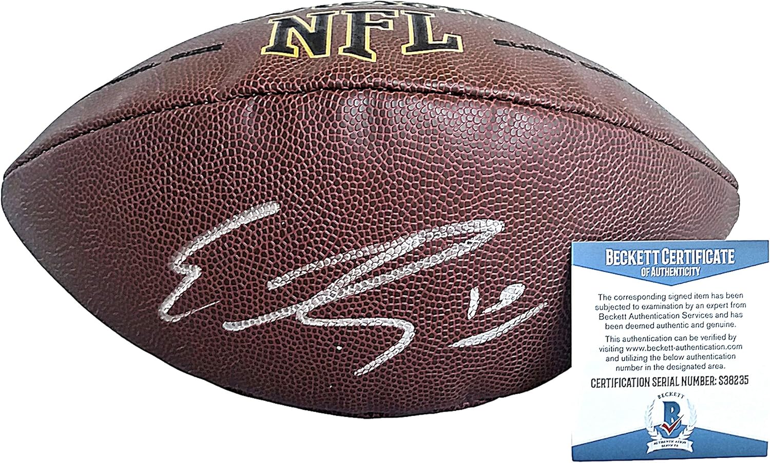 saints autographed football