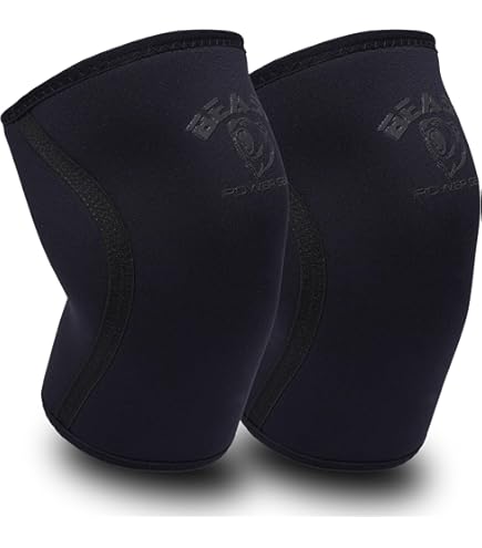 Amazon.com: LiftingLarge Titan TKS 7mm Knee Sleeves USPA - IPL