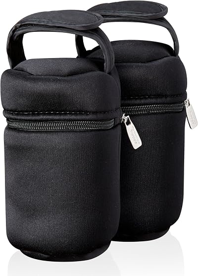 Tommee Tippee Insulated Bottle Bags Pack of 2 Portable Bottle Storage Bags