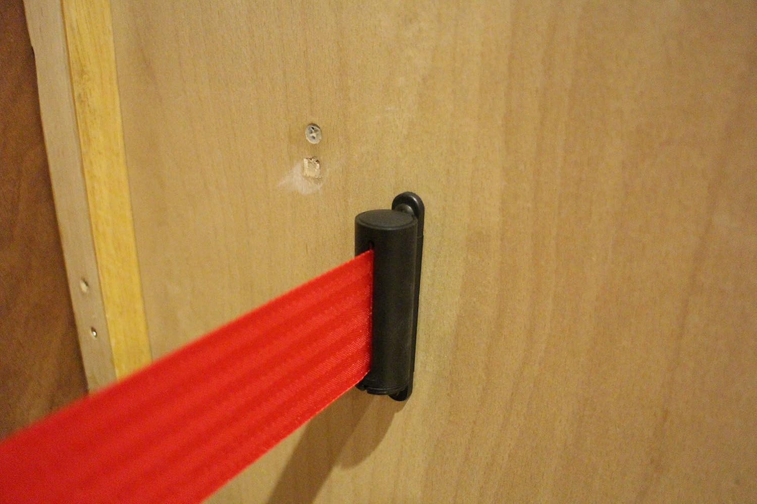 Wall Mount Retractable Barriers Strap ‘No Entry’ 2.5m Social Distancing BigaMart