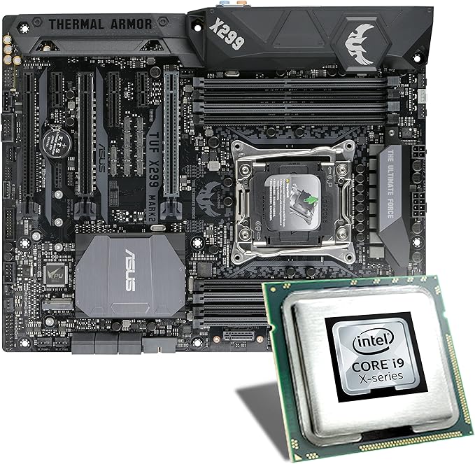 Intel Core i9 7900X, Asus TUF X299 Mark 2 Motherboard Amazon.co.uk