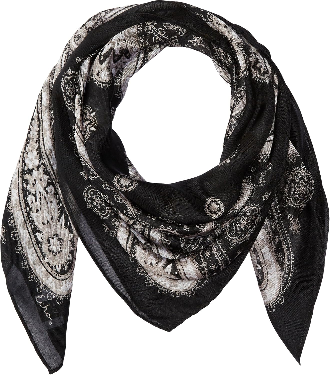 black paisley scarf