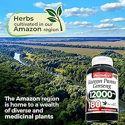 Lab | Ginseng |180 Capsules |12000 mg| Ginseng