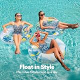 JOYIN Pool Inflatable 82.5cm 3 Pack Glitter Pattern Tubes view 3
