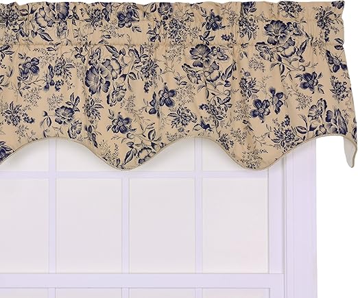 Amazon Com Ellis Curtain Palmer Floral Toile Lined Duchess Filler