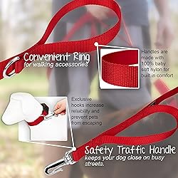Country Brook Petz - Deluxe Nylon Dog Leash with