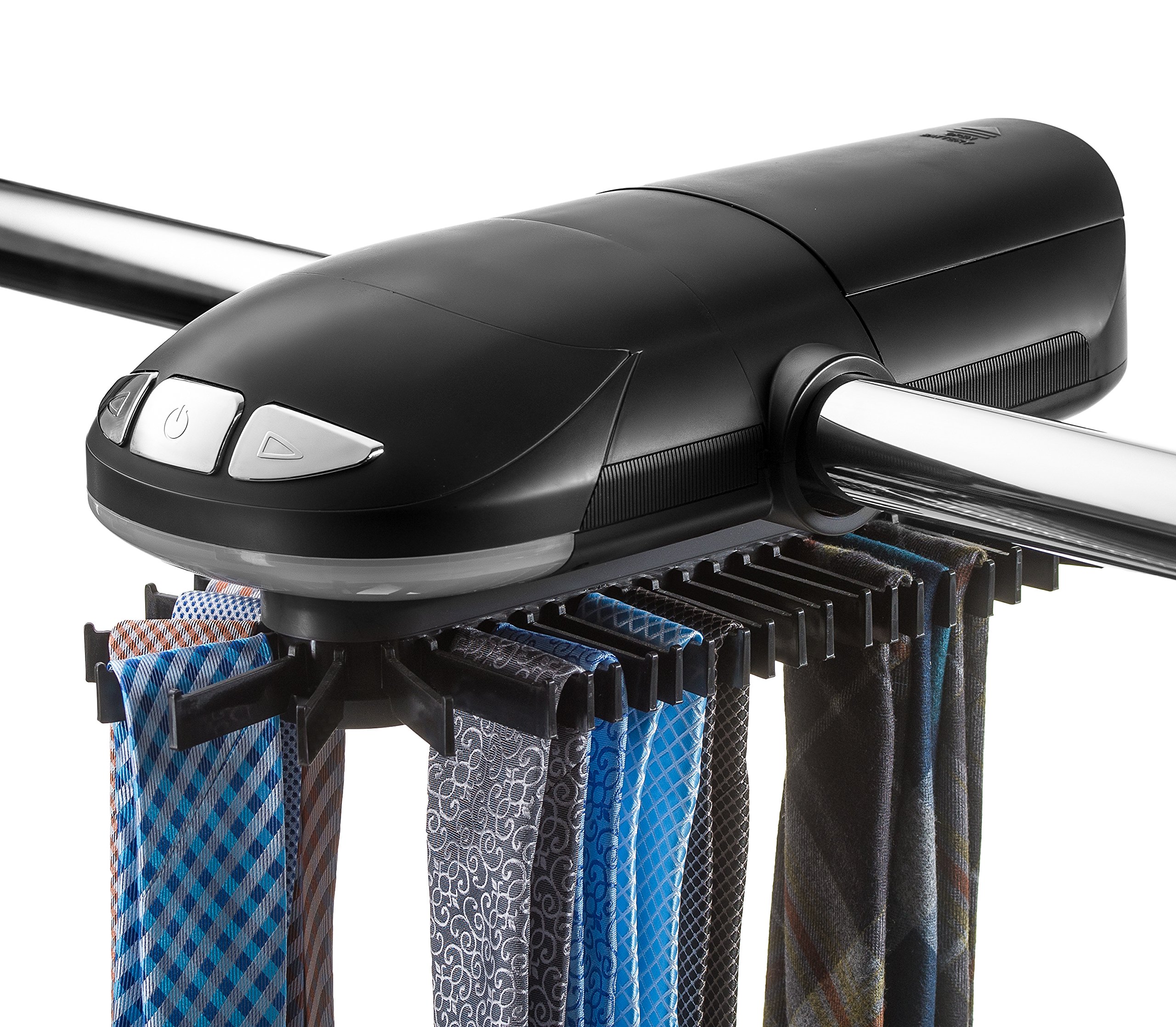 Sunbeam SB50 Tie Hanger Motorized Tie Rack with Built in LED Light Fits