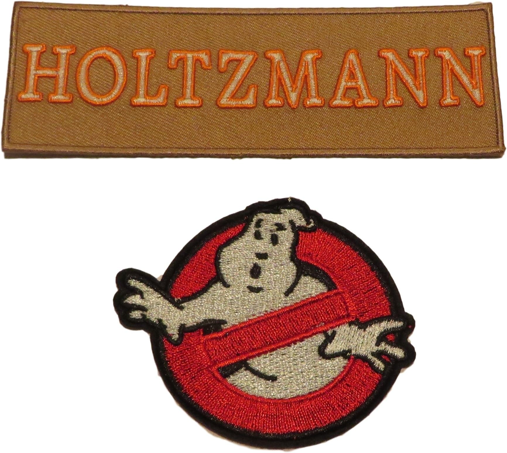 GHOSTBUSTERS III New Movie Characters Set of 2 Iron-On/Sew On PATCHES (HOLTZMANN)
