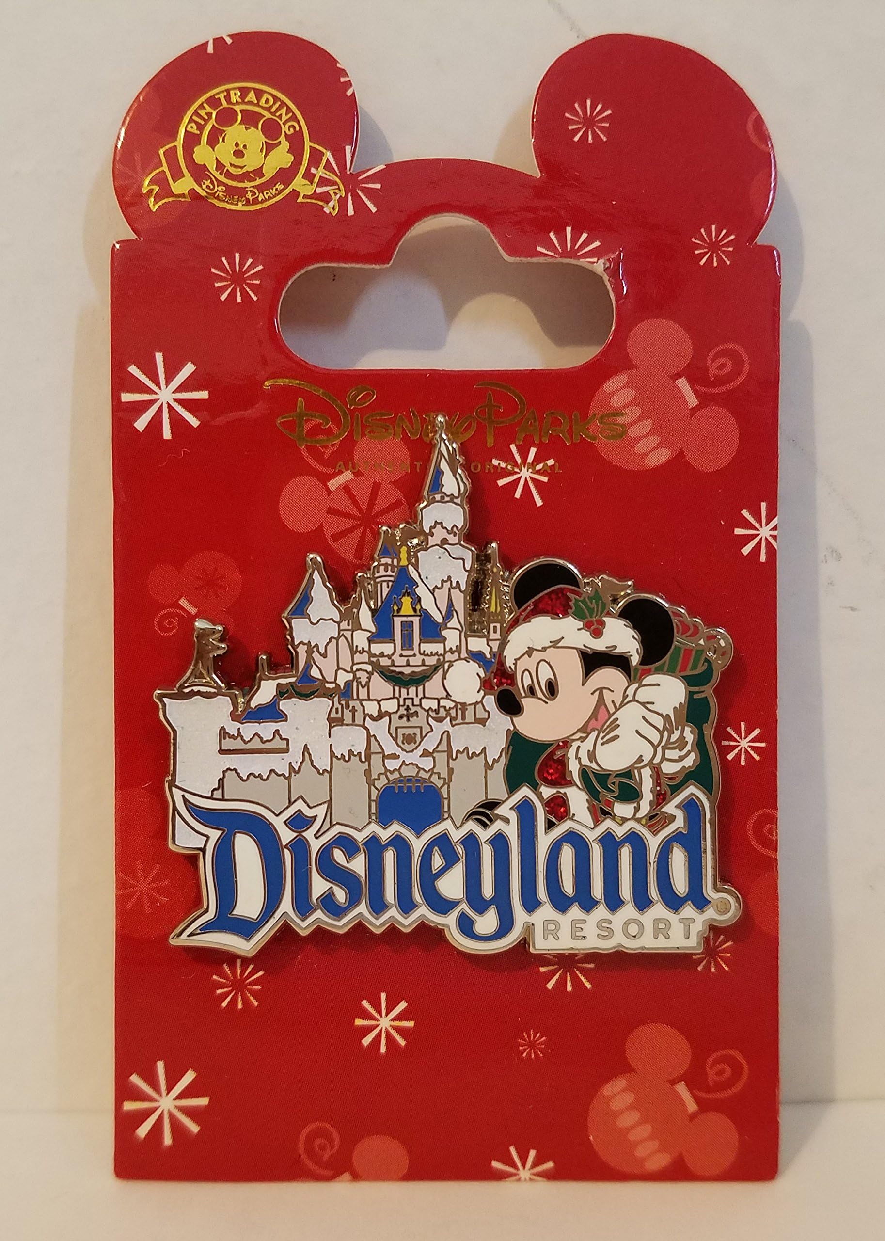 Disneyland Resort Exclusive Mickey Mouse Christmas Holiday Pin