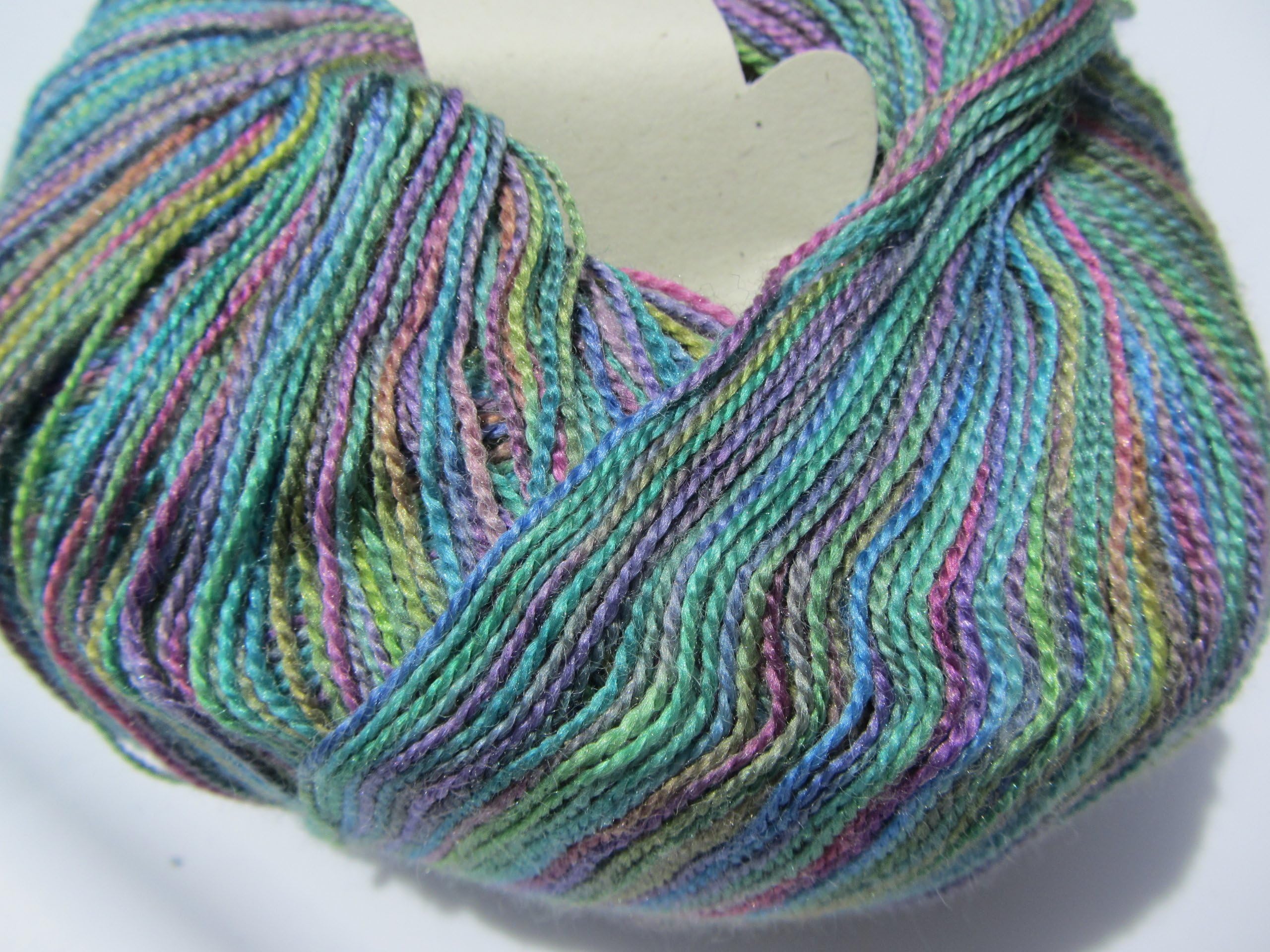 Juniper Moon Findley Dappled Lace Weight Yarn Color 114 Macaw Luxury Yarn 1sk