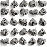 25 PCS Rock Climbing Holds - Rock Climbing Wall for Indoor and Outdoor - Bolt On Climbing Holds - Mutil Size - Does Not Includes Mounting Hardware, Made in USA