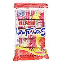 Haw Flakes - 10 Rolls (3.17 Oz) Traditional Chinese Fruit Candy