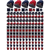 Liitrsh Winter Hats Gloves and Scarves Bulk for Homeless Fleece Lined Beanie Gloves Neck Warmer for Women Men