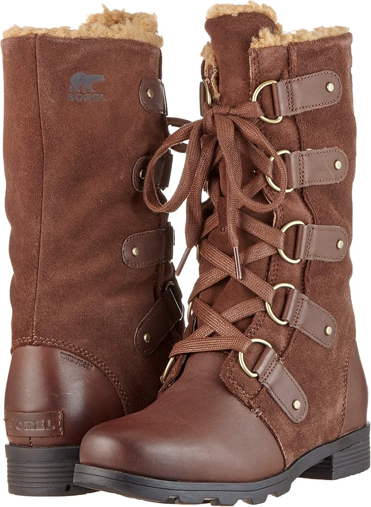 sorel women's emelie lace waterproof 100g winter boots