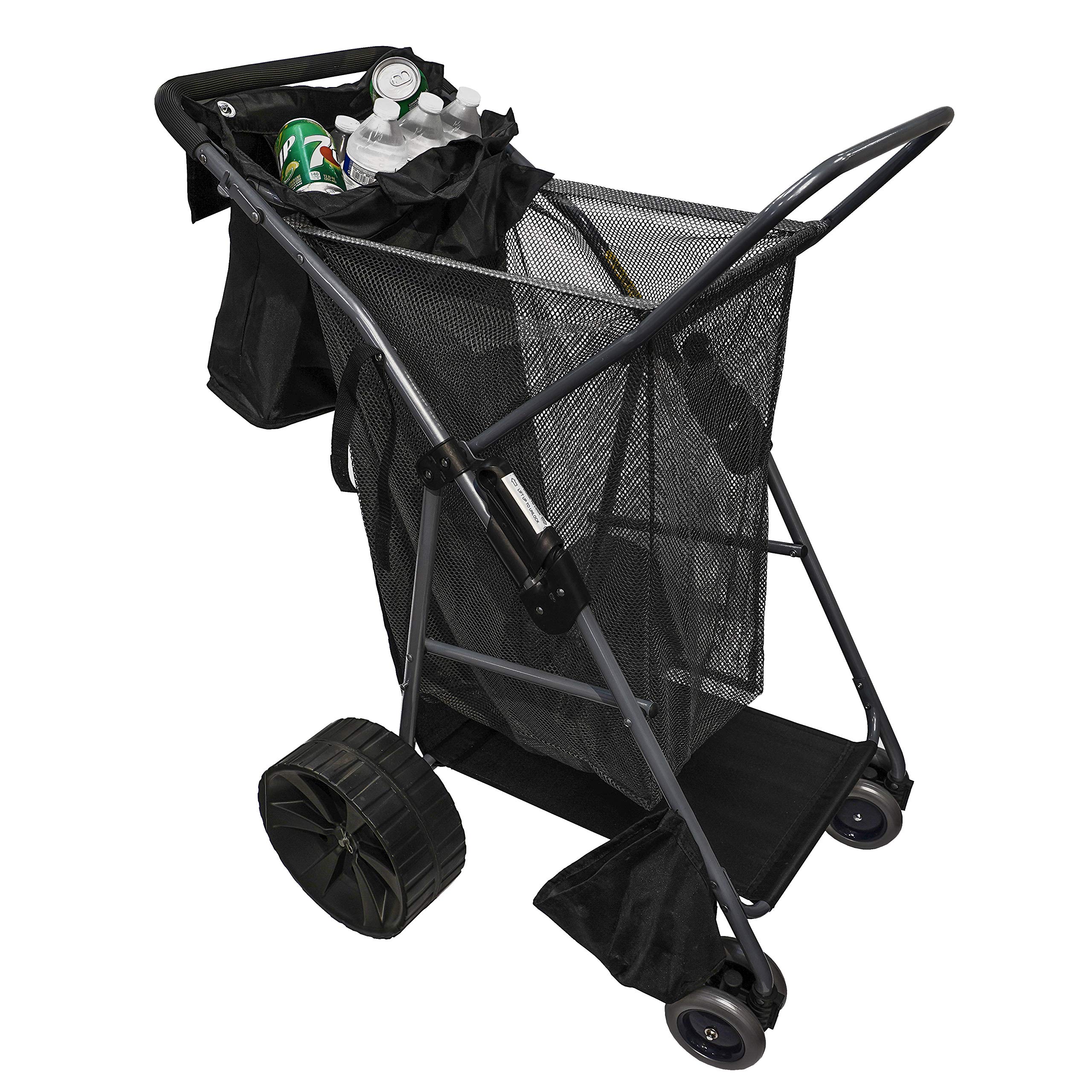 Buy Luxorware All Terrain Giant Wheel Beach cart Shopping cart w/Beach