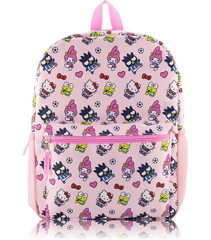 Hello Kitty and Friends Backpack for Girls Bundle w/ 16