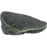 Biddy Murphy Donegal Tweed Newsboy Flat Cap for Men, 100% Irish Wool Hat, Robust and Non-Flimsy, Made in Ireland