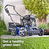 Hyundai 212cc Petrol Scarifier Aerator 400mm 5 Cutting Heights 45L Bag view 5