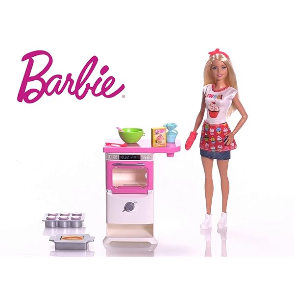 Barbie FHP57 - Barbie-Puppe mit Backofen und aufgehendem Gebäck, Spielzeug ab 3 Jahren – Bild 8