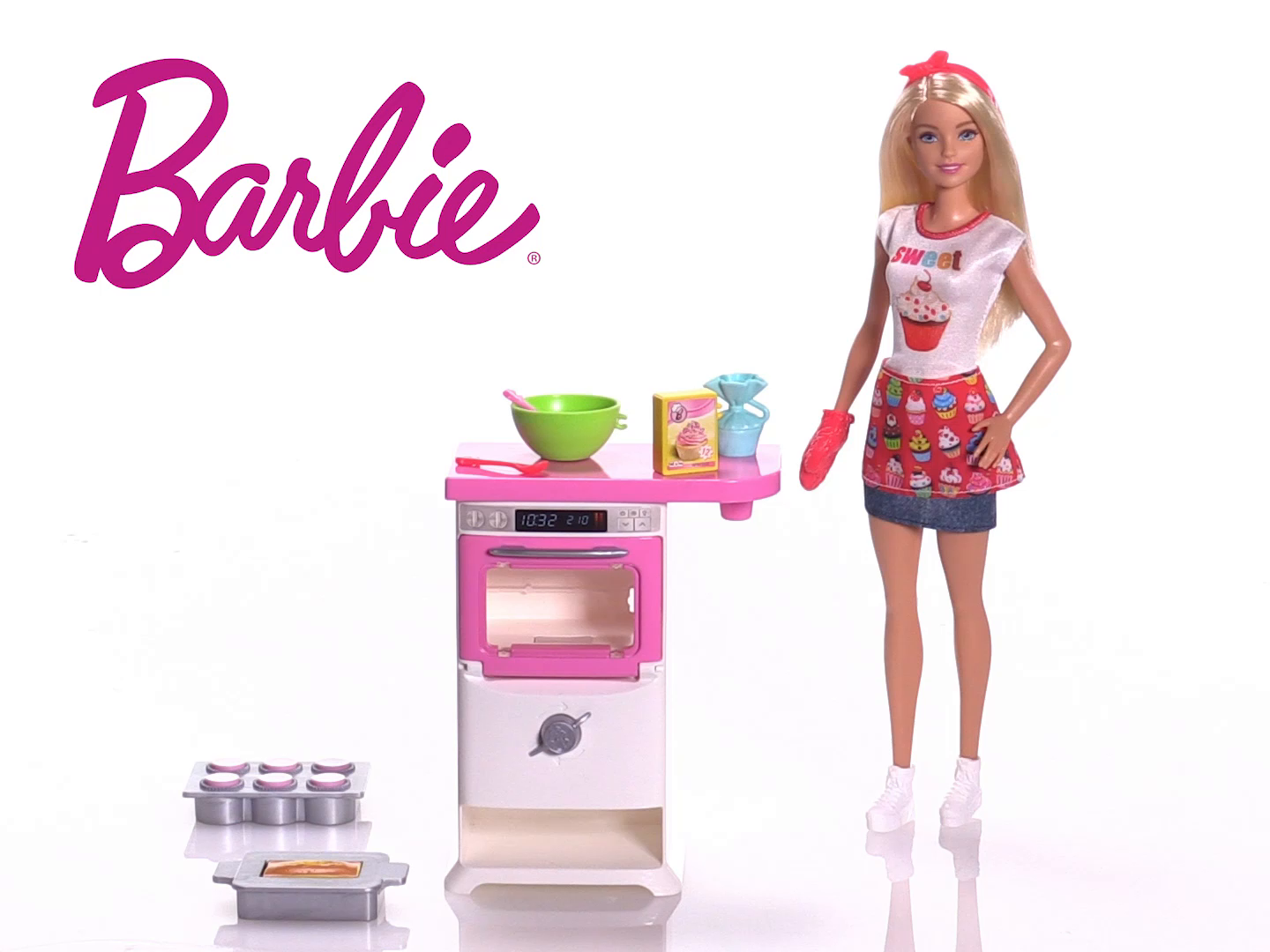 Barbie FHP57 - Barbie-Puppe mit Backofen und aufgehendem Gebäck, Spielzeug ab 3 Jahren – Bild 8