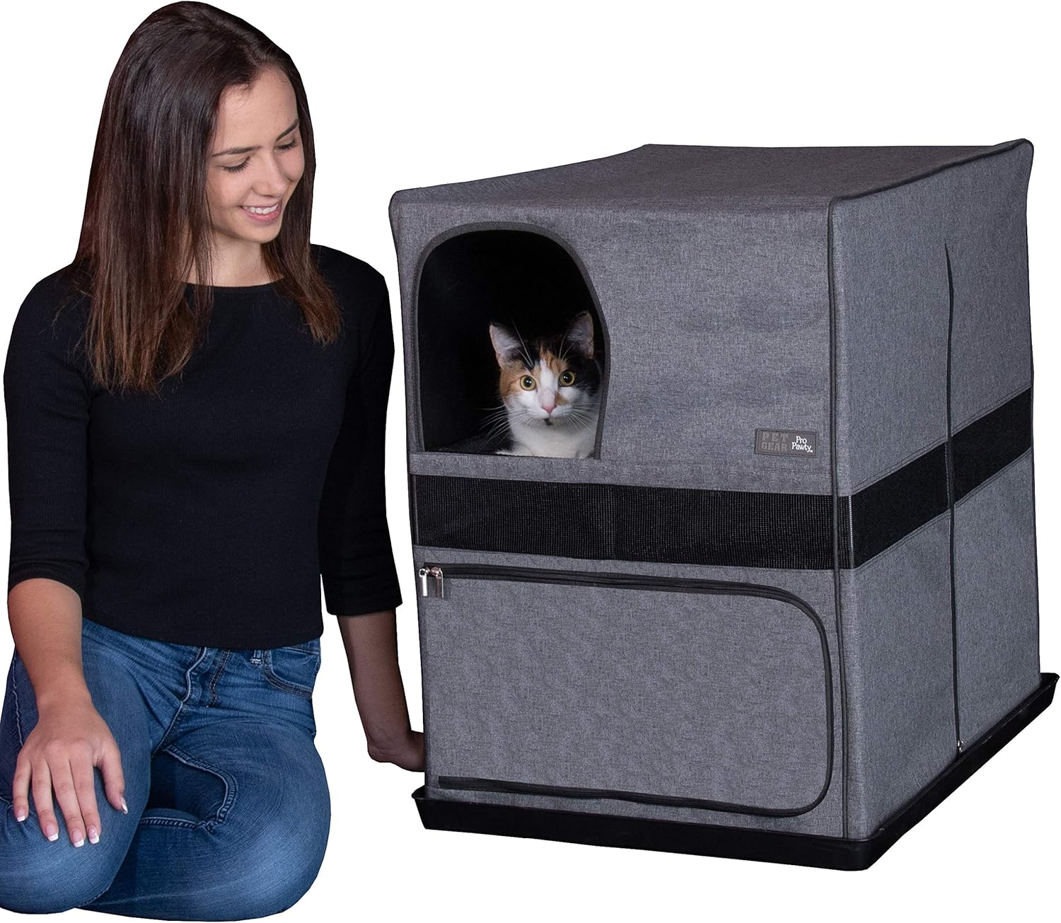 space saving litter box