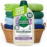 Seventh Generation, EasyDose Laundry Detergent, Fresh Lavender, 23 oz | Biobased power cleans deep to remove tough sweat &amp; body odors; Fights Stain &amp; Odors; 66 Loads in Every Bottle*; 23.1 oz