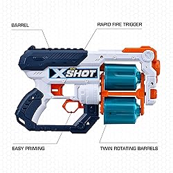 ZURU X-Shot 36188 Excel Toy, Grey/Blue, One Size