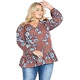 AVENUE Women's Avril Border Top
