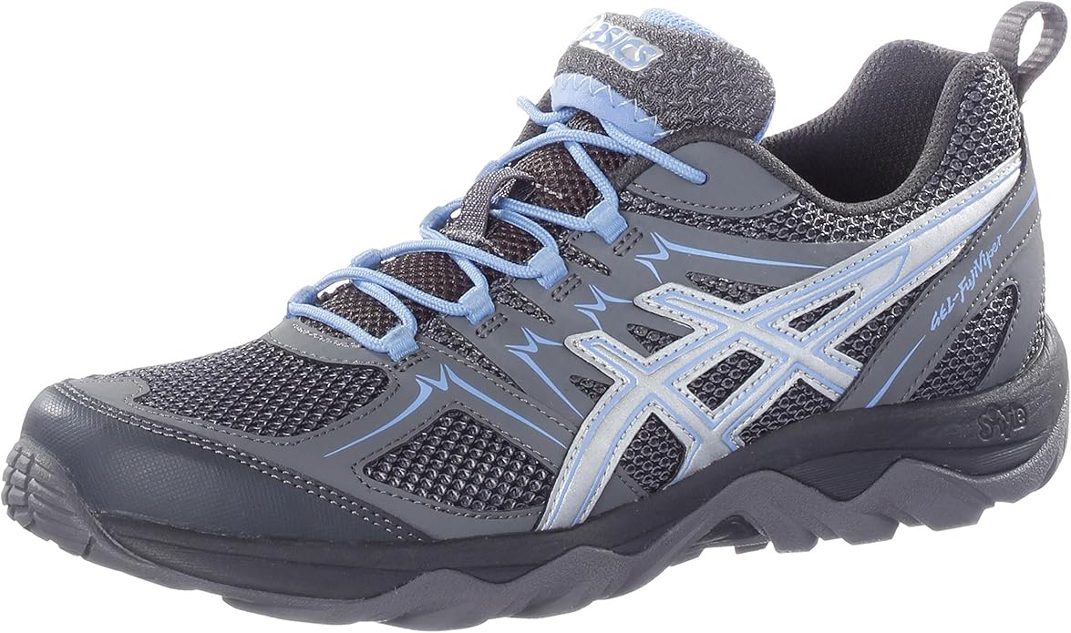 Asics GelFujiViper Hiking Shoes Grey / Silver / L Amazon.co.uk Shoes
