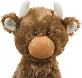 Petface Farmyard Buddies Hetty Highland Cow Plush Dog Toy Pack of 5 view 3