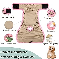 Female Dog Diapers - Premium Reusable Diapers for