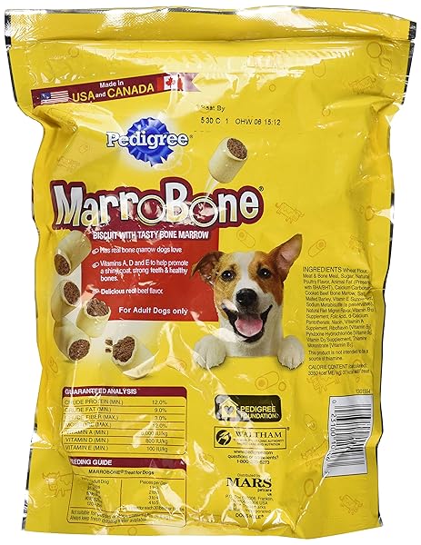 PEDIGREE MARROBONE – REAL BEEF FLAVOR – 1.5 LB