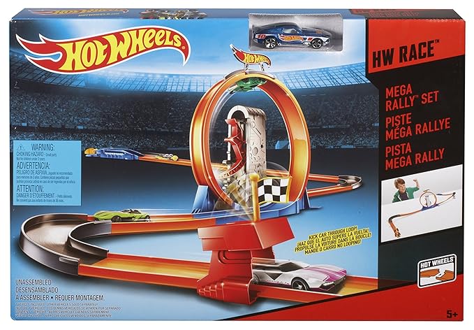 mega rally set hot wheels