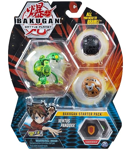 Amazon.com: Bakugan Starter Pack 3-Pack, Aquos Goreene